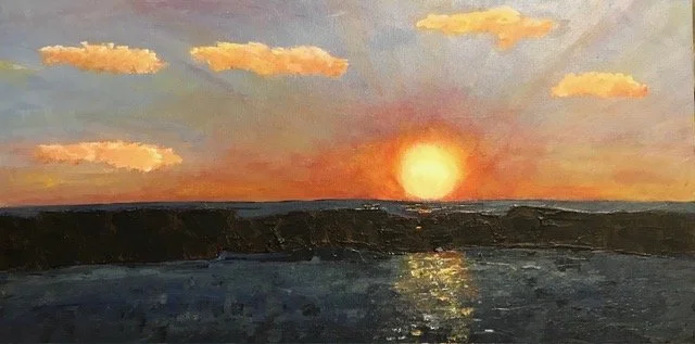 Paddled out to see the Sunset - Ashtabula by Julie Cook