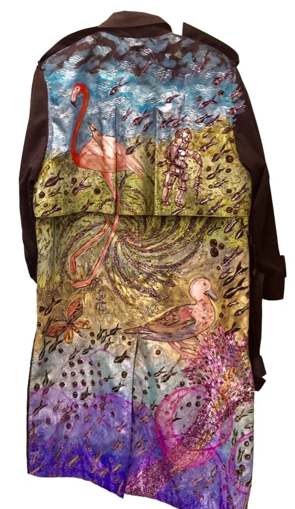 Flamingo Diver by Linda Zolten Wood