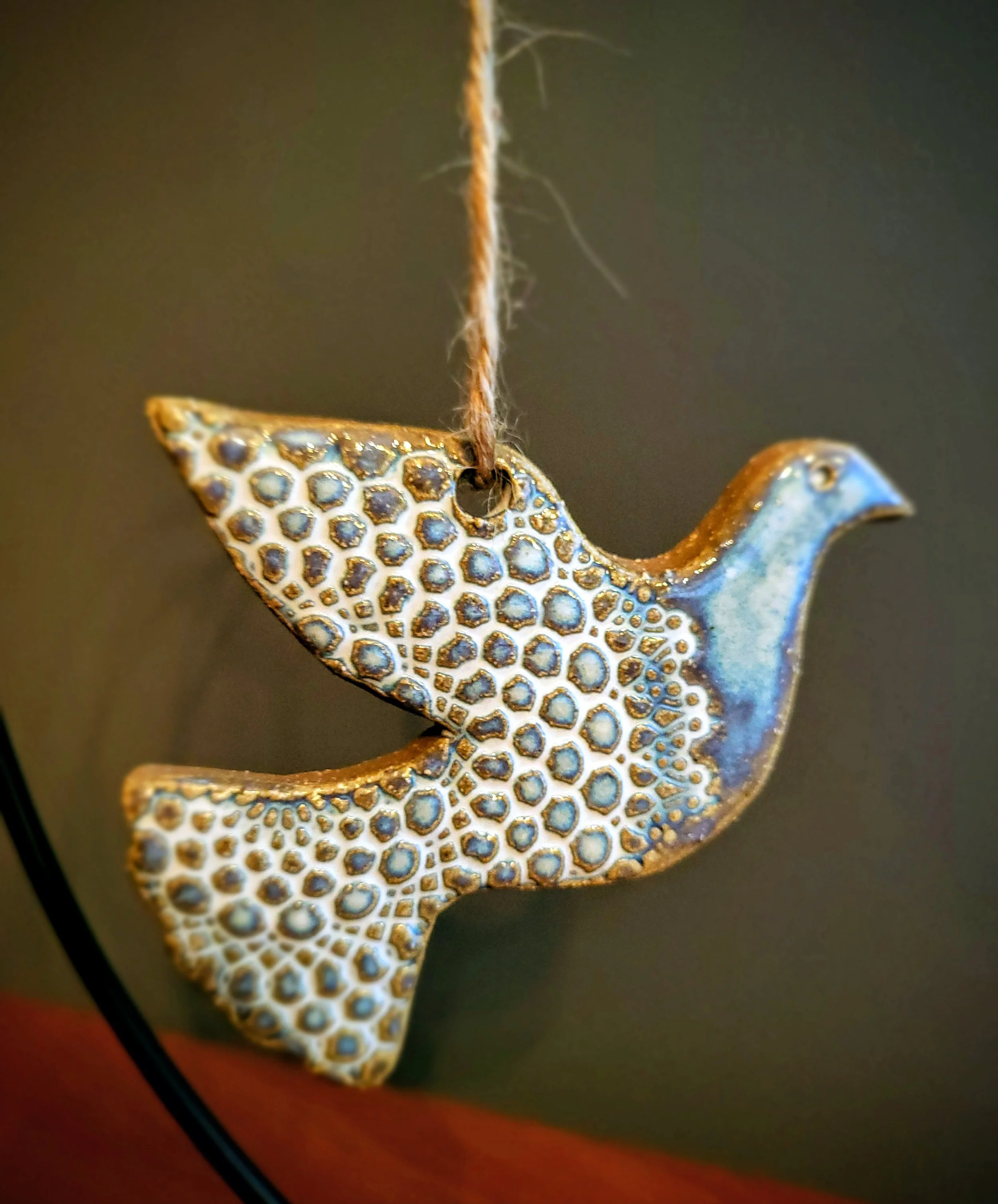 Peaceful Dove Ornament by JoAnn Lavrisha