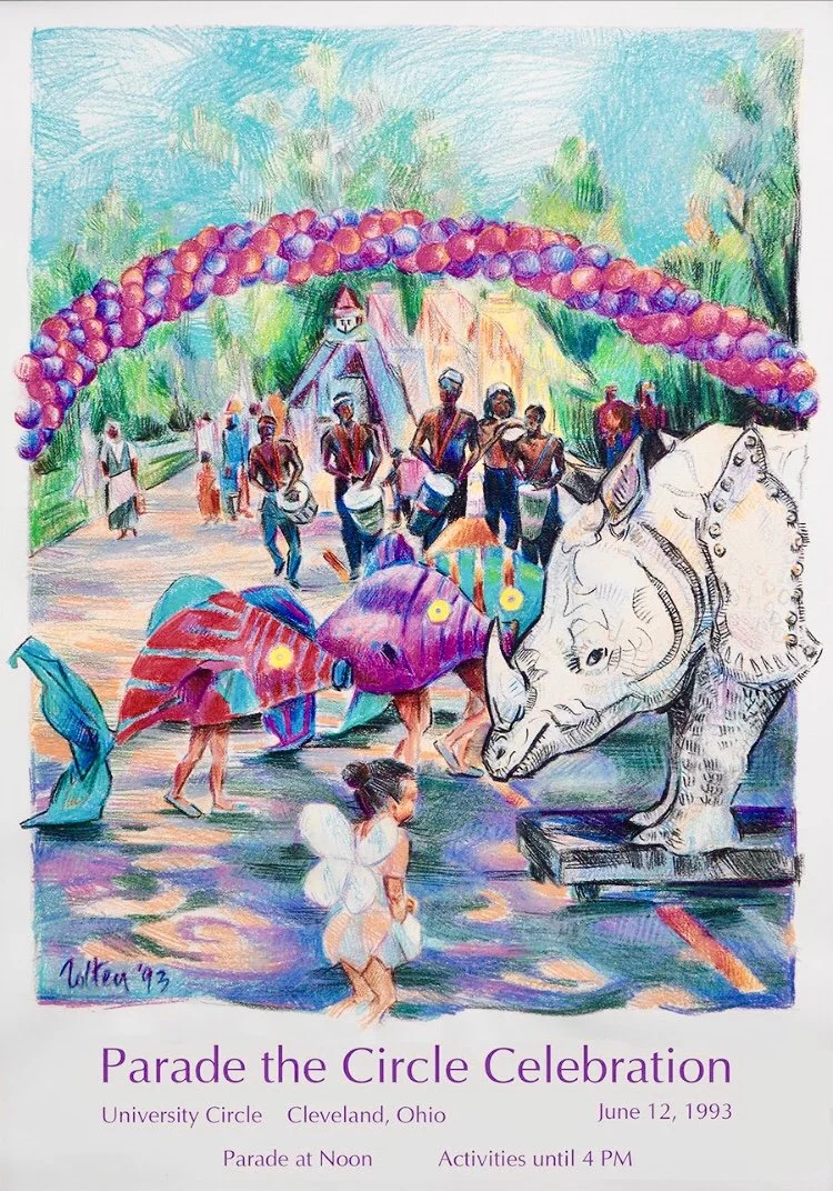 Parade the Circle Print with Linda Zolten Wood