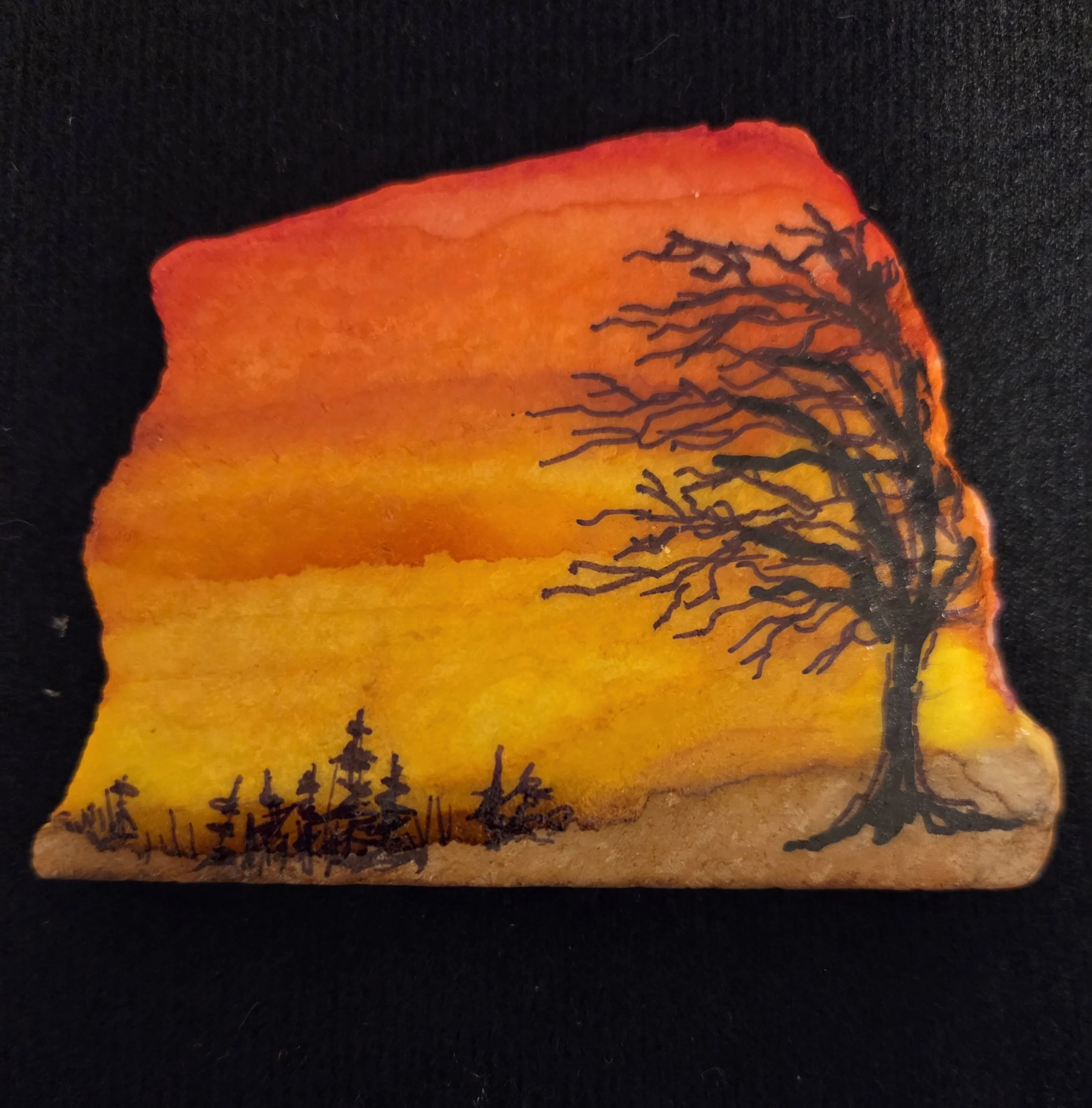Alcohol Ink paint on Santorini marble stones - September 12 @ 1pm
