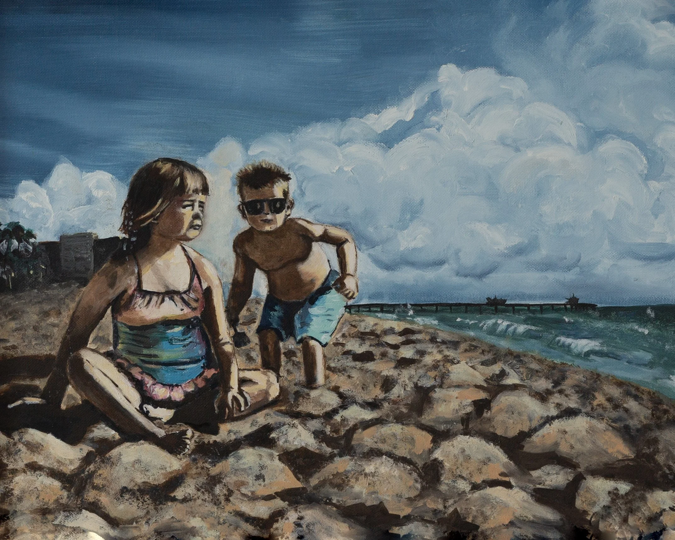 Beach Day by Pat Grace