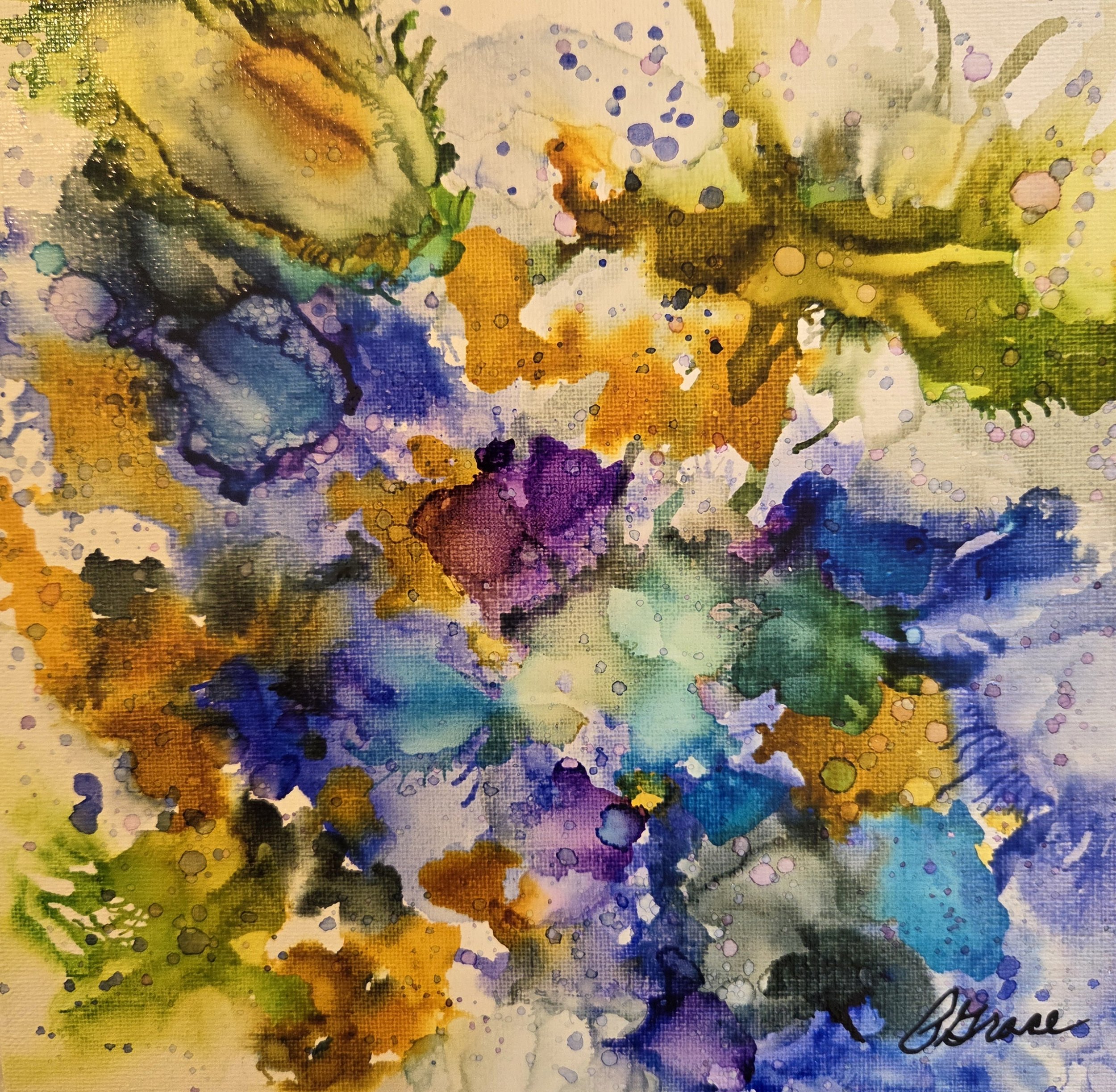 Alcohol Inks Painting on Canvas - March 6 @ 1pm