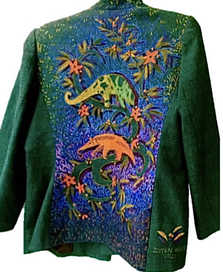 Lizard & Echidna Jacket by Linda Zolten Wood