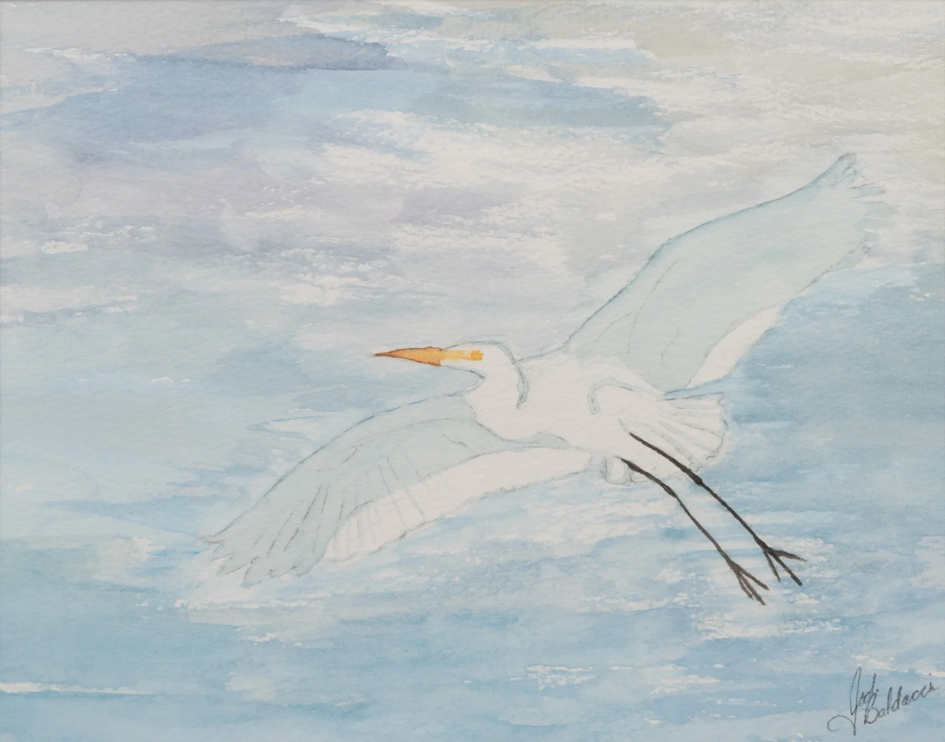 Blue Heron by Jodi Baldacci