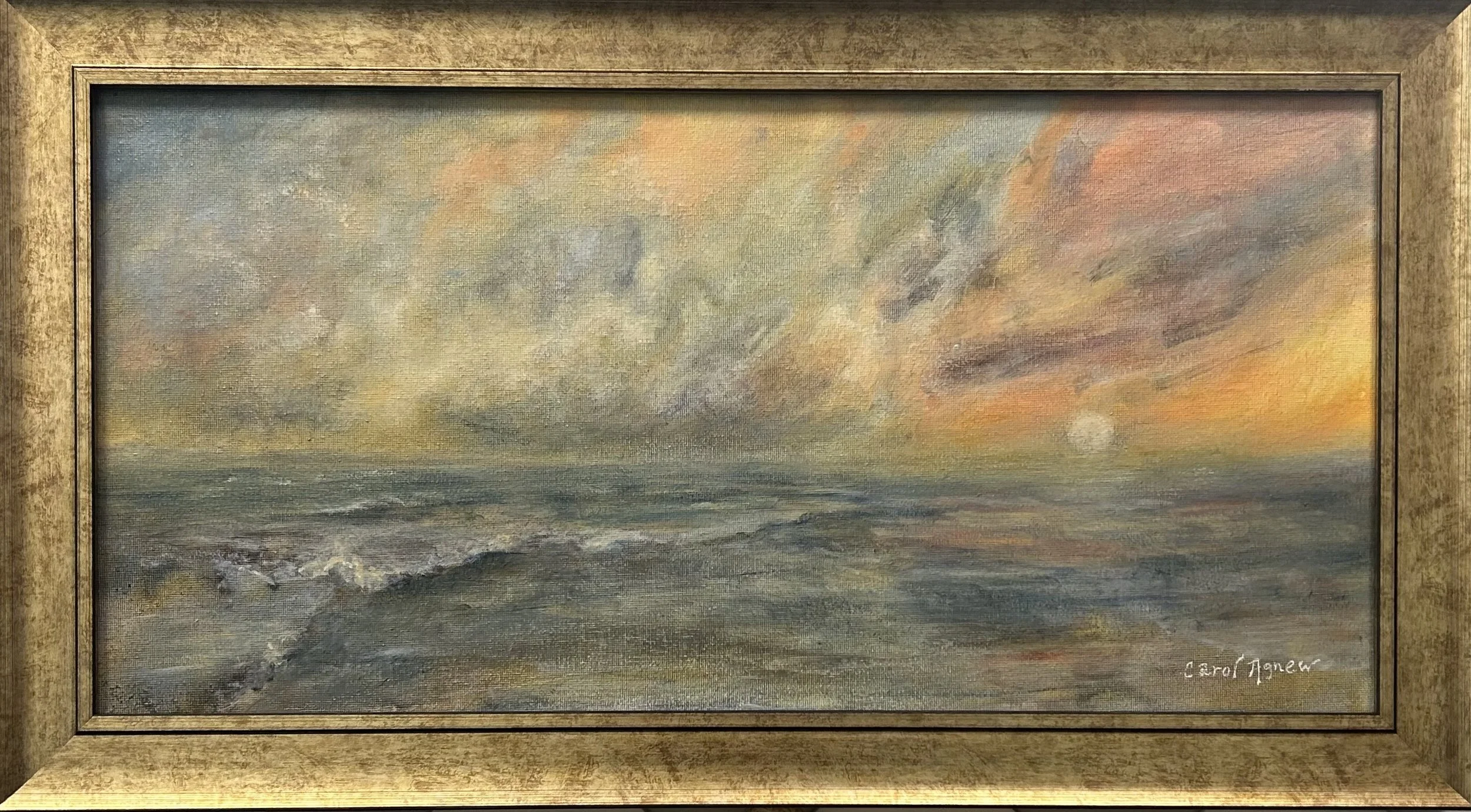 A Walk Along the Beach by Carol Agnew