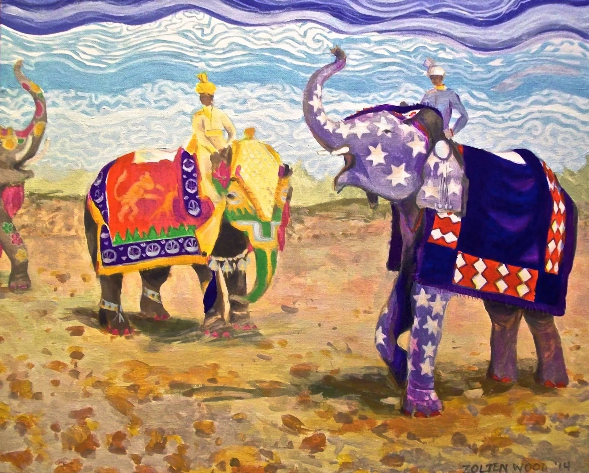 Mahouts by Linda Zolten Wood