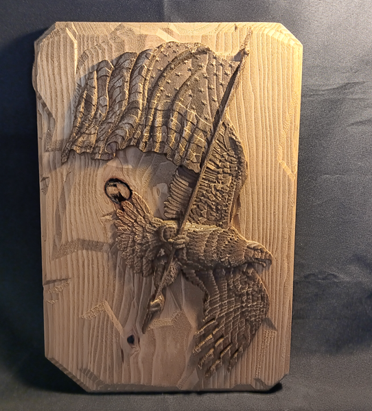 Eagle & Flag Mar '25 by Joseph Weinpert