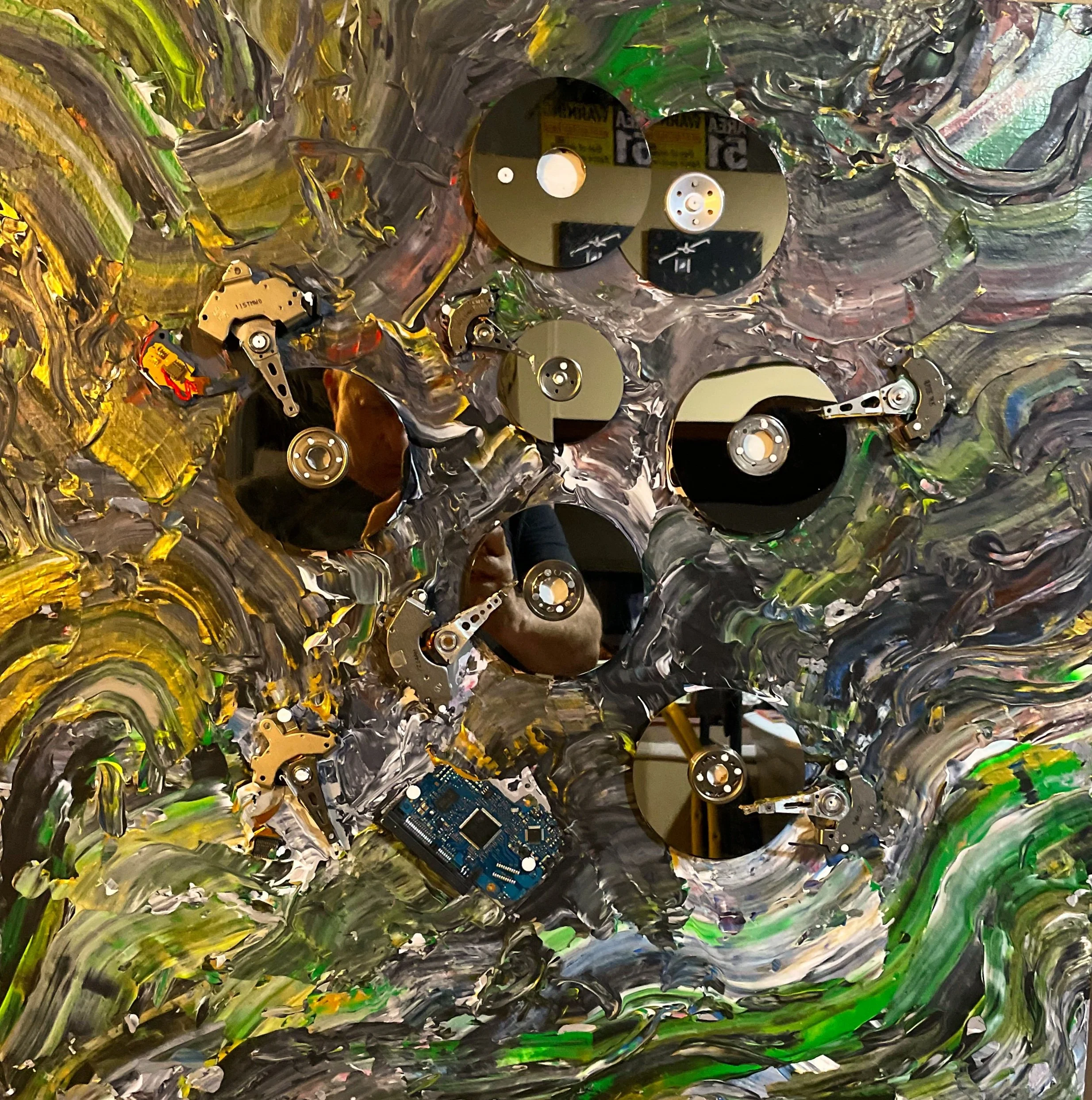Hard Drive Grave Yard by David Bornancin