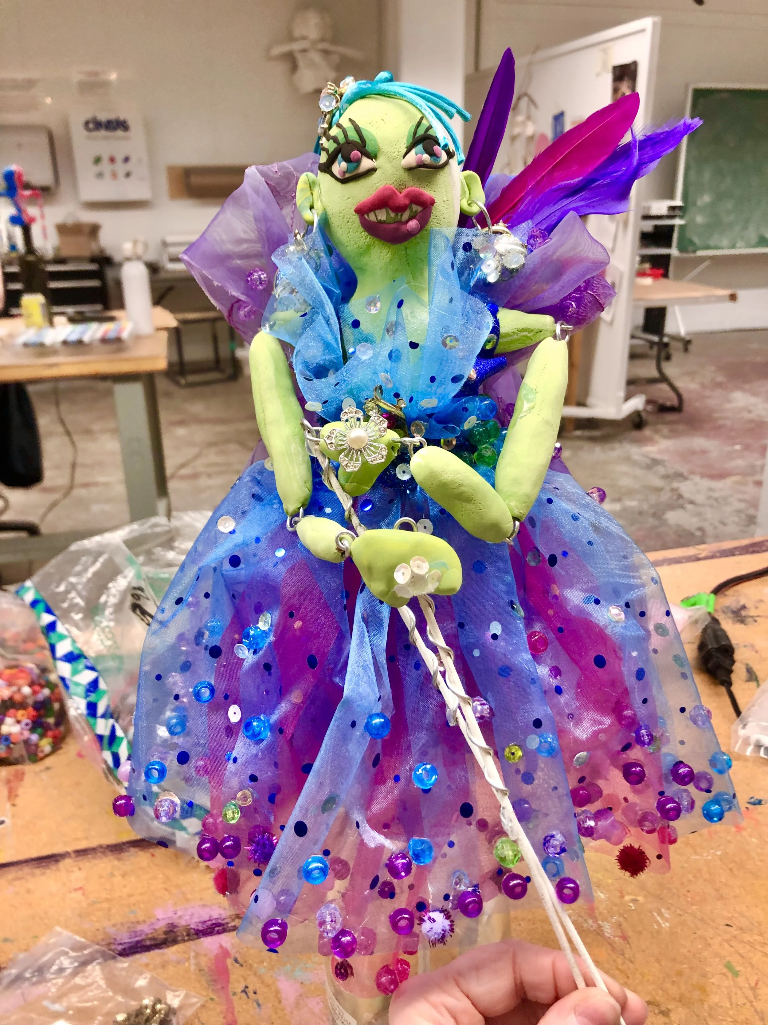 Articulated Puppet-Making Workshop (4-week series starting July 6 @ 5:30pm)