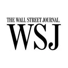 Logo of The Wall Street Journal with large 'WSJ' initials and the newspaper title above