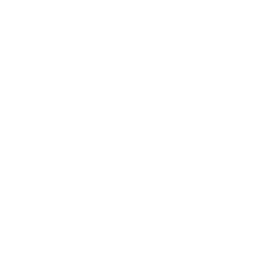 Logo for Ein-Gedi Glamping Badolina featuring a mountain graphic, a crescent moon with stars, and text in white on a black background.