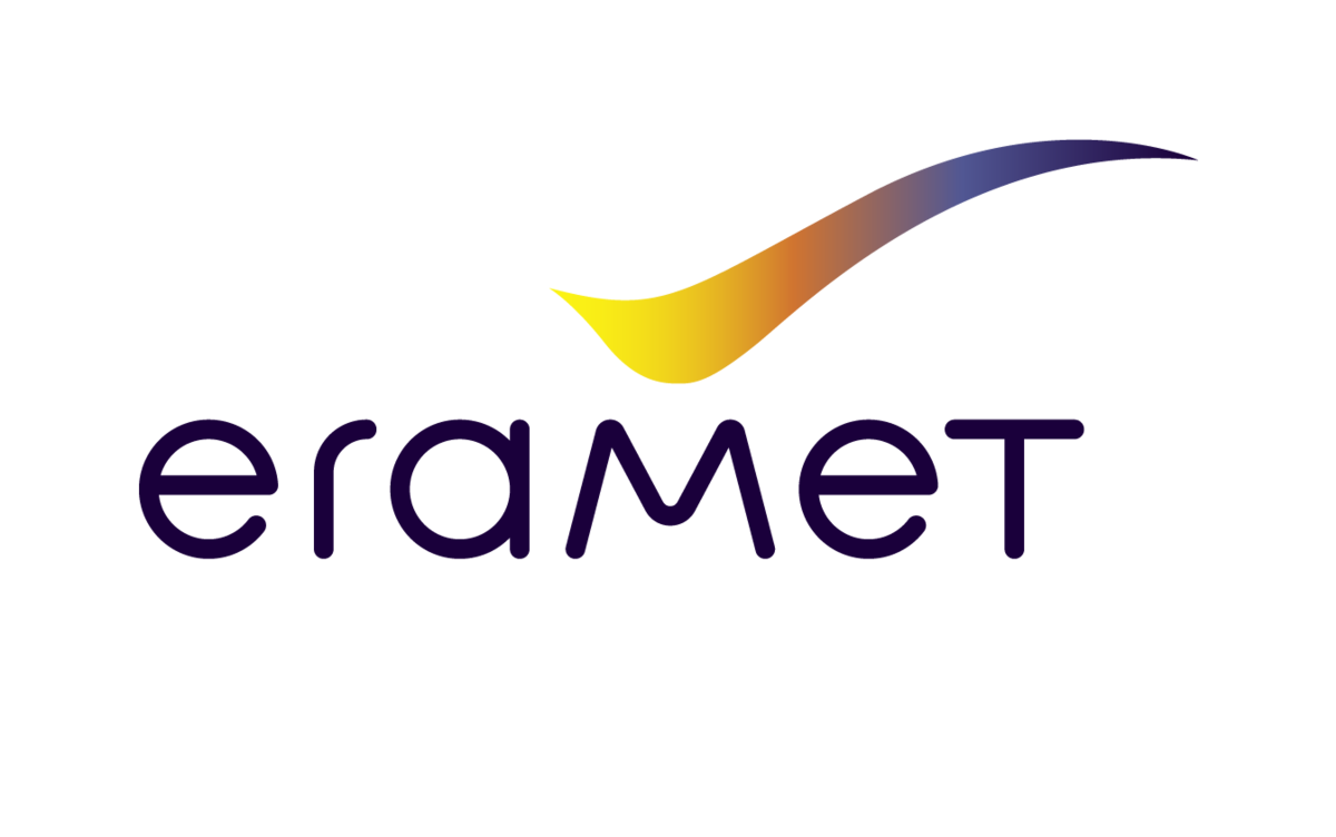 Eramet logo with colorful swoosh above the text.