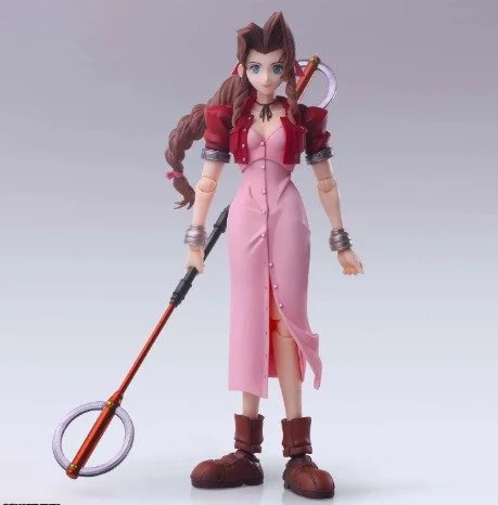 Final Fantasy VII Bring Arts Aerith Gainsborough Action Figure [Mythril Rod] (Pre-Order ships August)