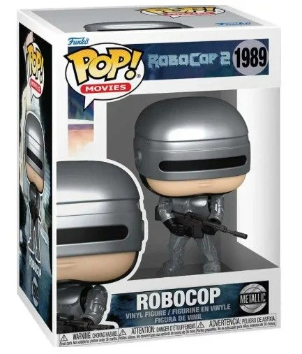 Funko POP! Movies Robocop Vinyl Figure #1989 [Metallic, Regular Version] (Pre-Order ships March)