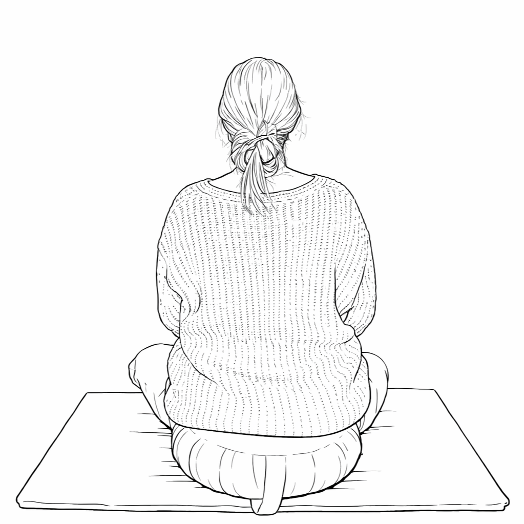 Sitting Forward on the Zafu