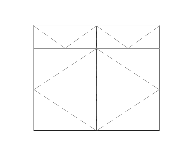 2 Drawer 2 Door Base Cabinet