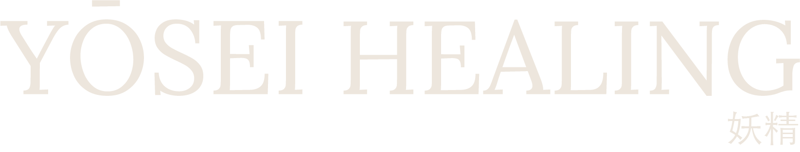 Text that reads 'Yosei Healing' with smaller Chinese characters below.