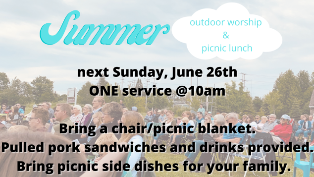 Summer Outdoor Worship