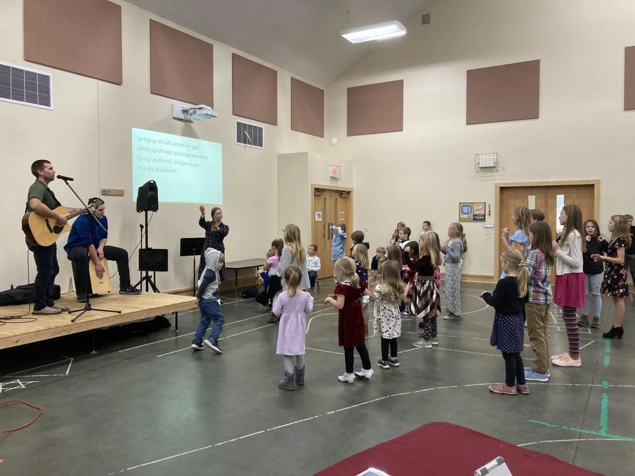 sunday school children singing