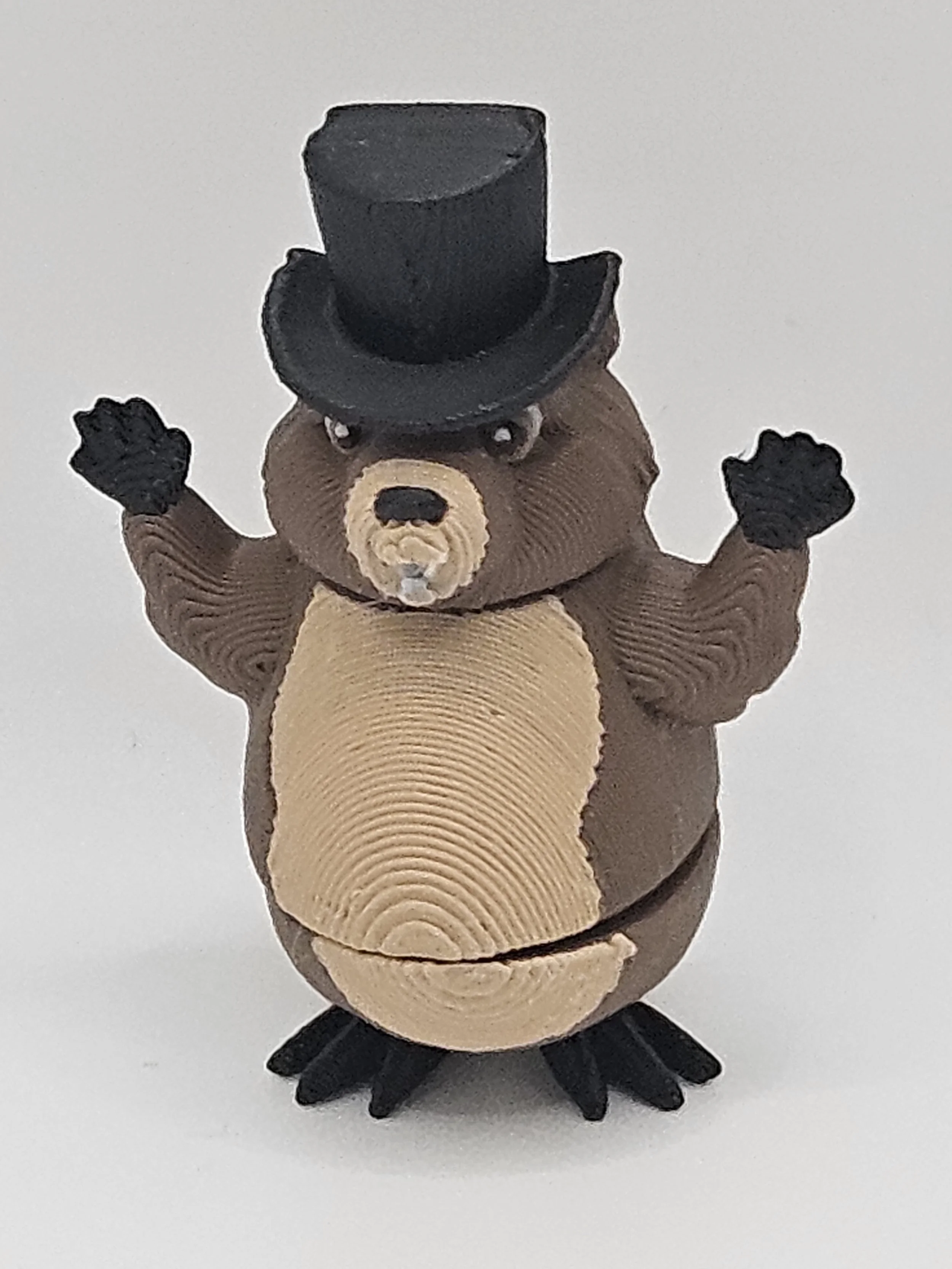 3d Articulated Jimmy the Groundhog
