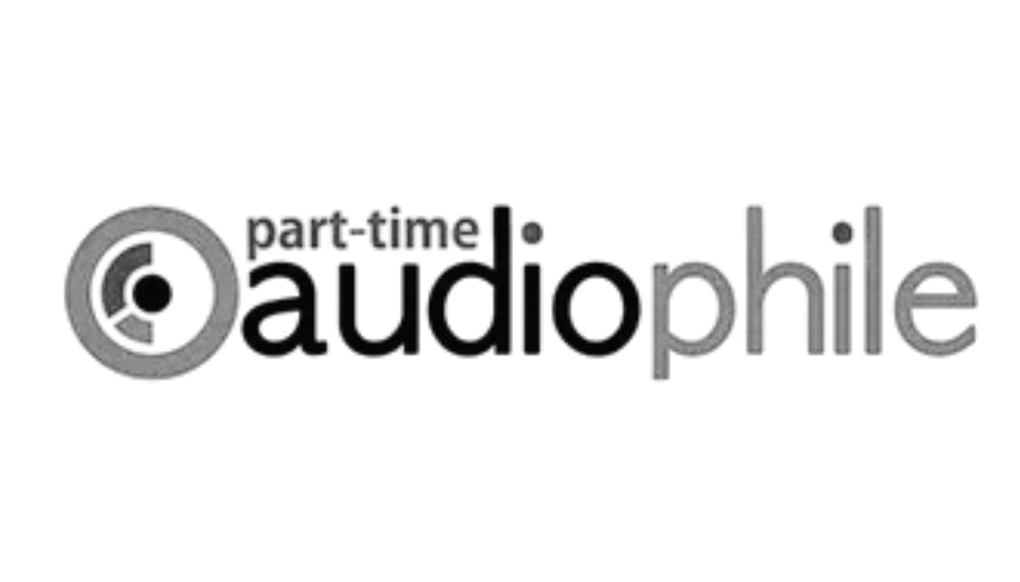 Logo mit einem Ziel-Symbol und dem Text "part-time audiorief"