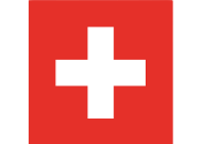 Weiße Schweizerkreuz auf rotem Hintergrund.