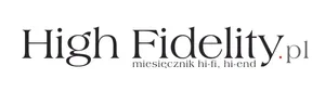 Logo mit dem Text 'High Fidelity.pl' und einem Untertitel in polnischer Sprache
