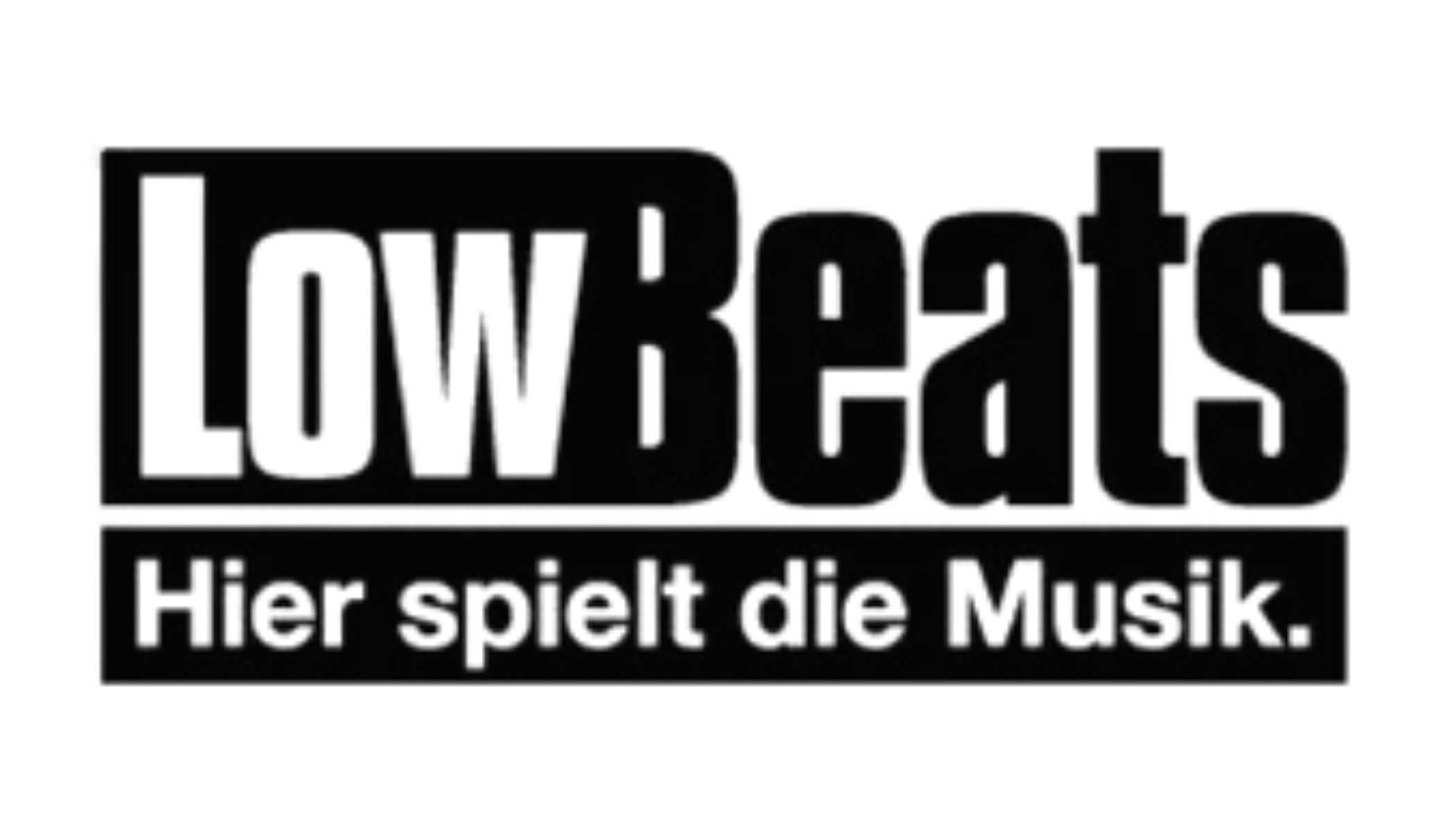 Logo von Love Beats mit dem Schriftzug "Hier spielt die Musik"