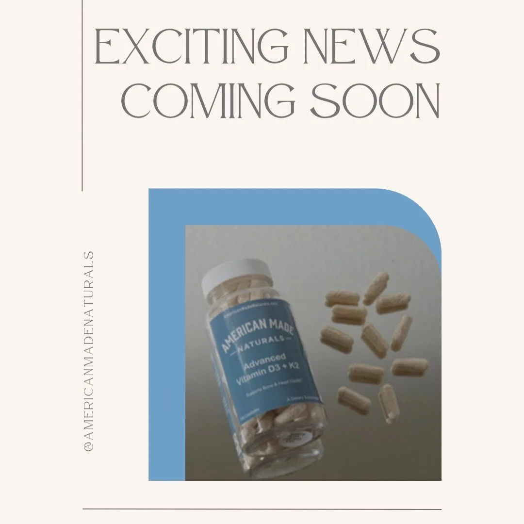 Something special is on the horizon at American Made Naturals. Spread the news and stay tuned!