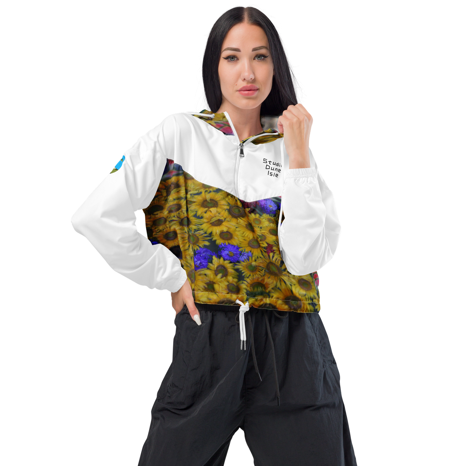 Women’s Cropped Sunflower Windbreaker
