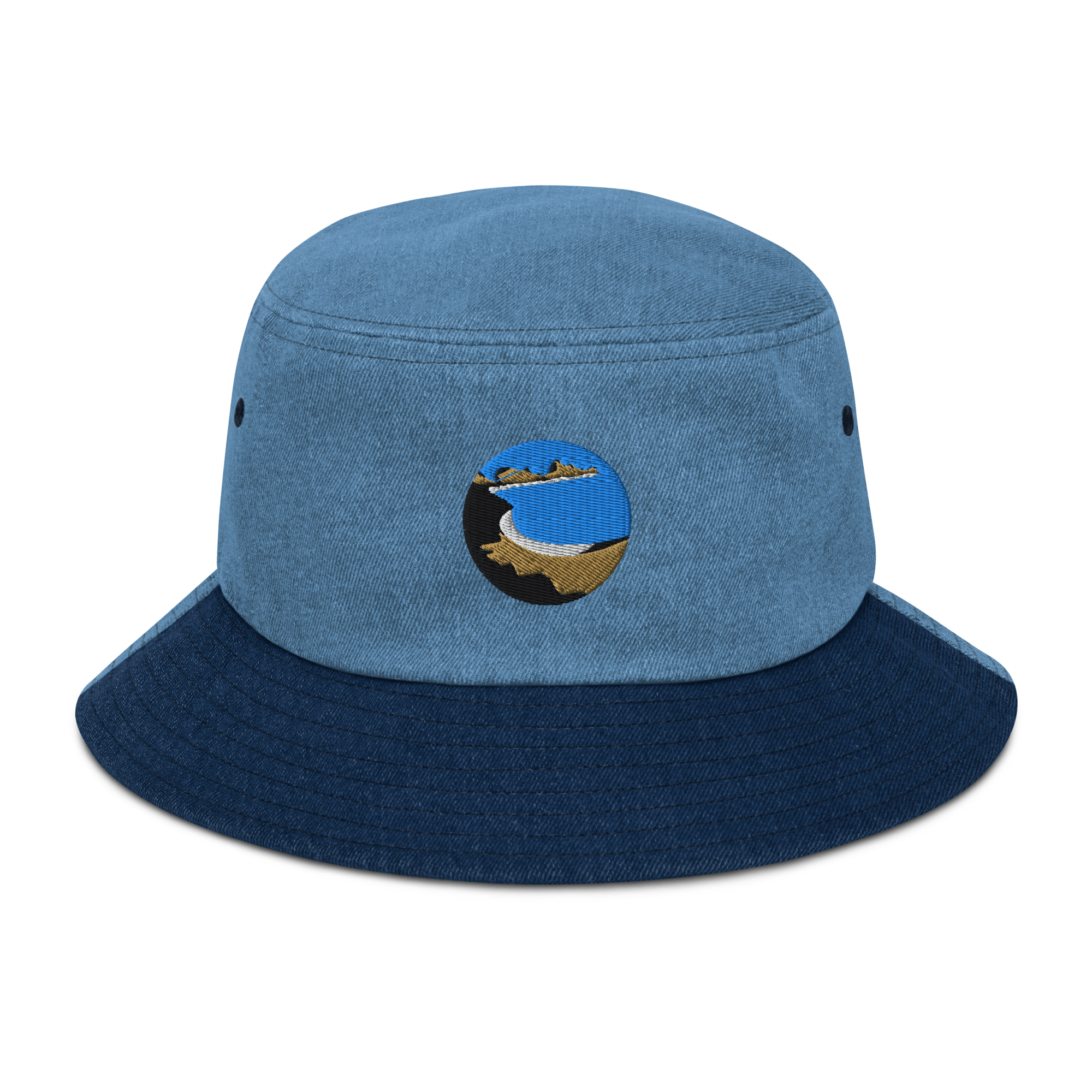 Classic Distressed Denim Bucket Hat