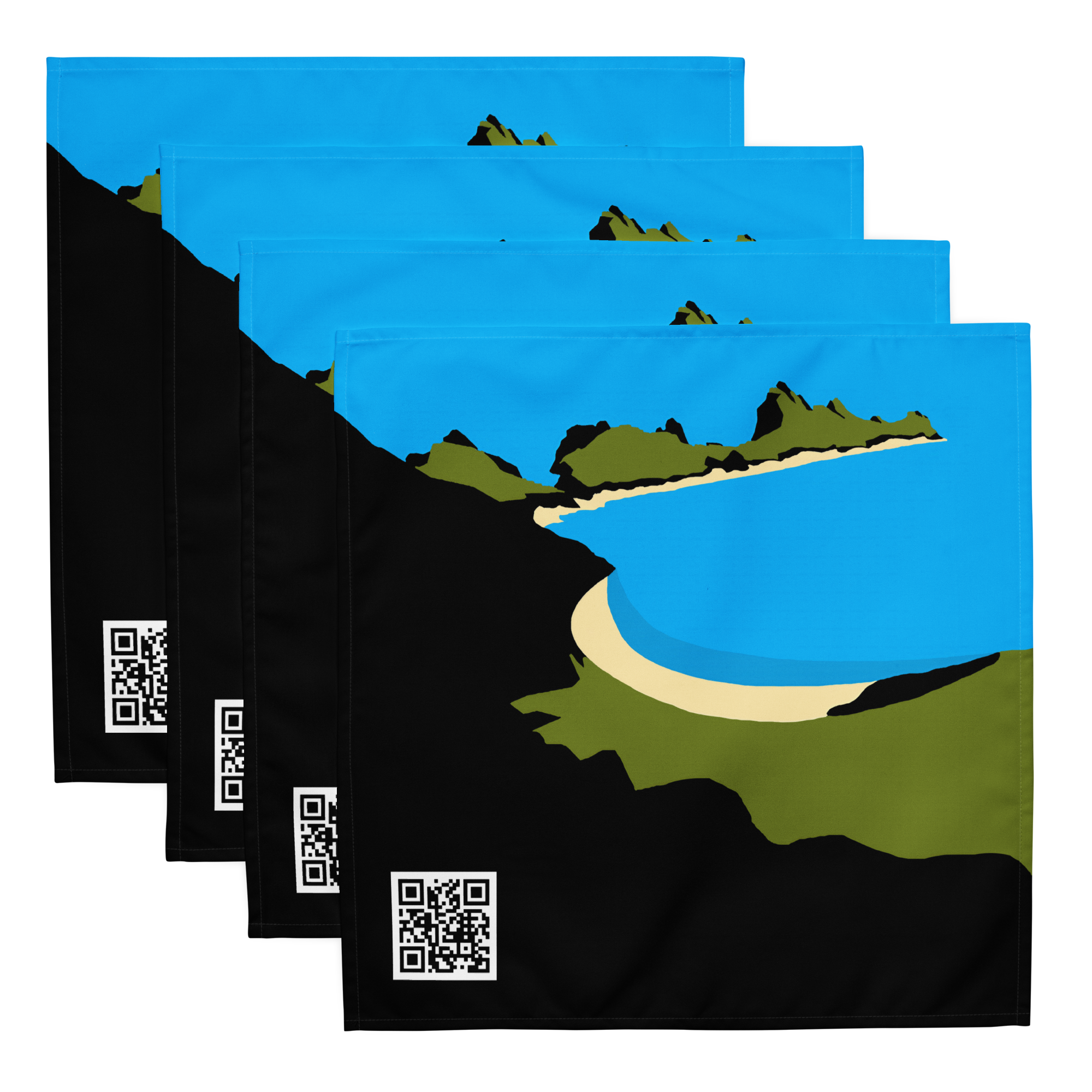 Signature QR Handkerchief Set