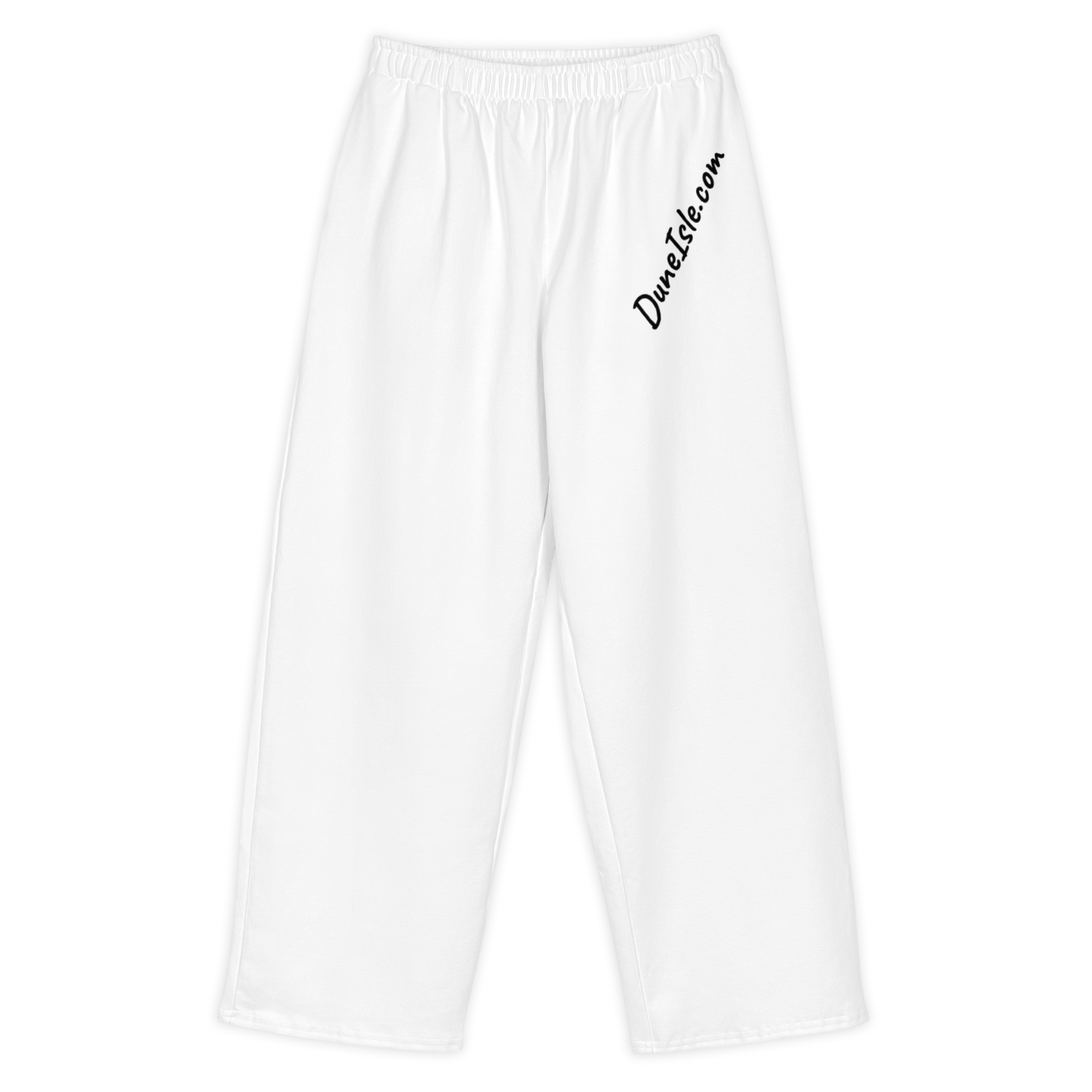 Classic Wide-Leg Pink Cotton Pants
