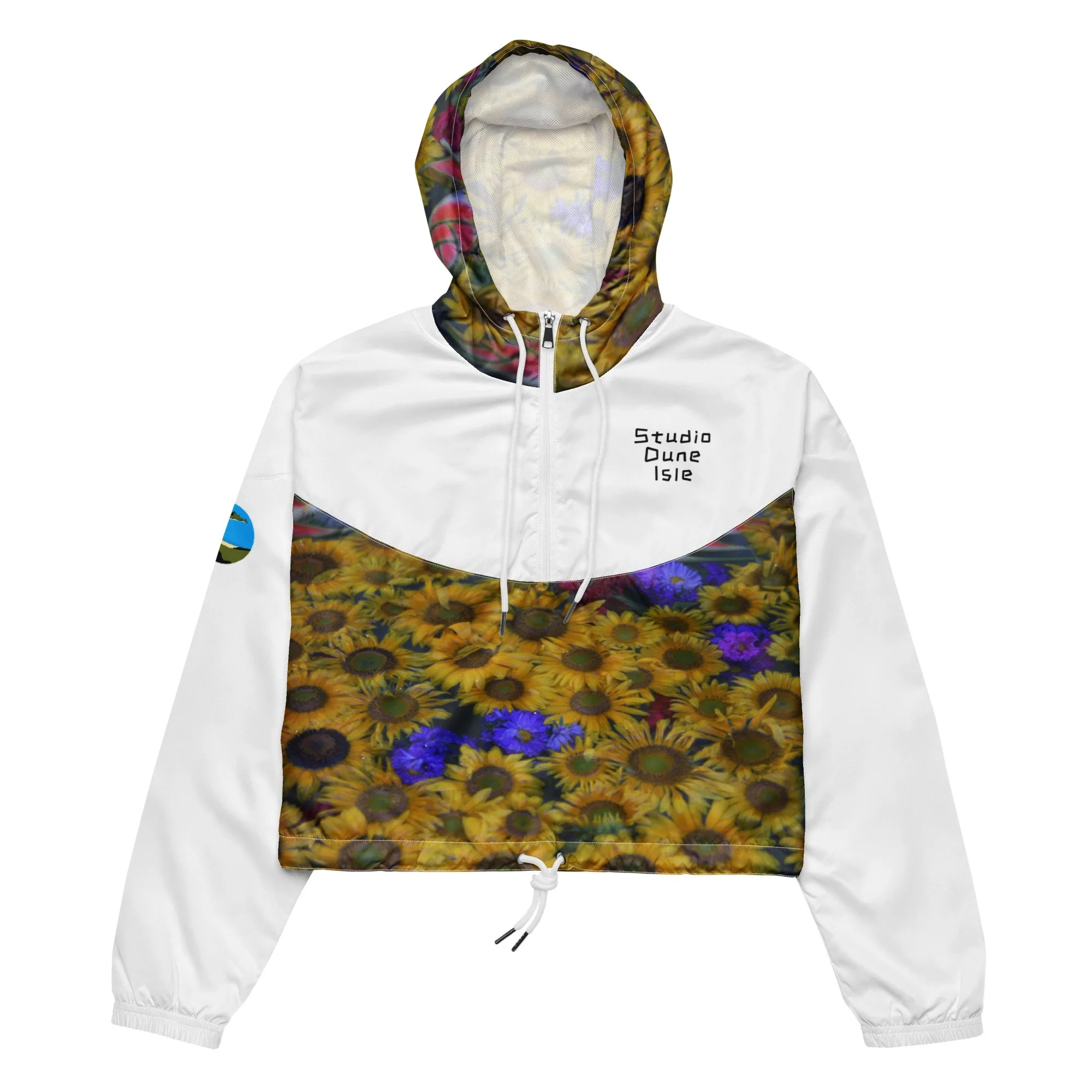 Women’s Sunflower Cropped Windbreaker