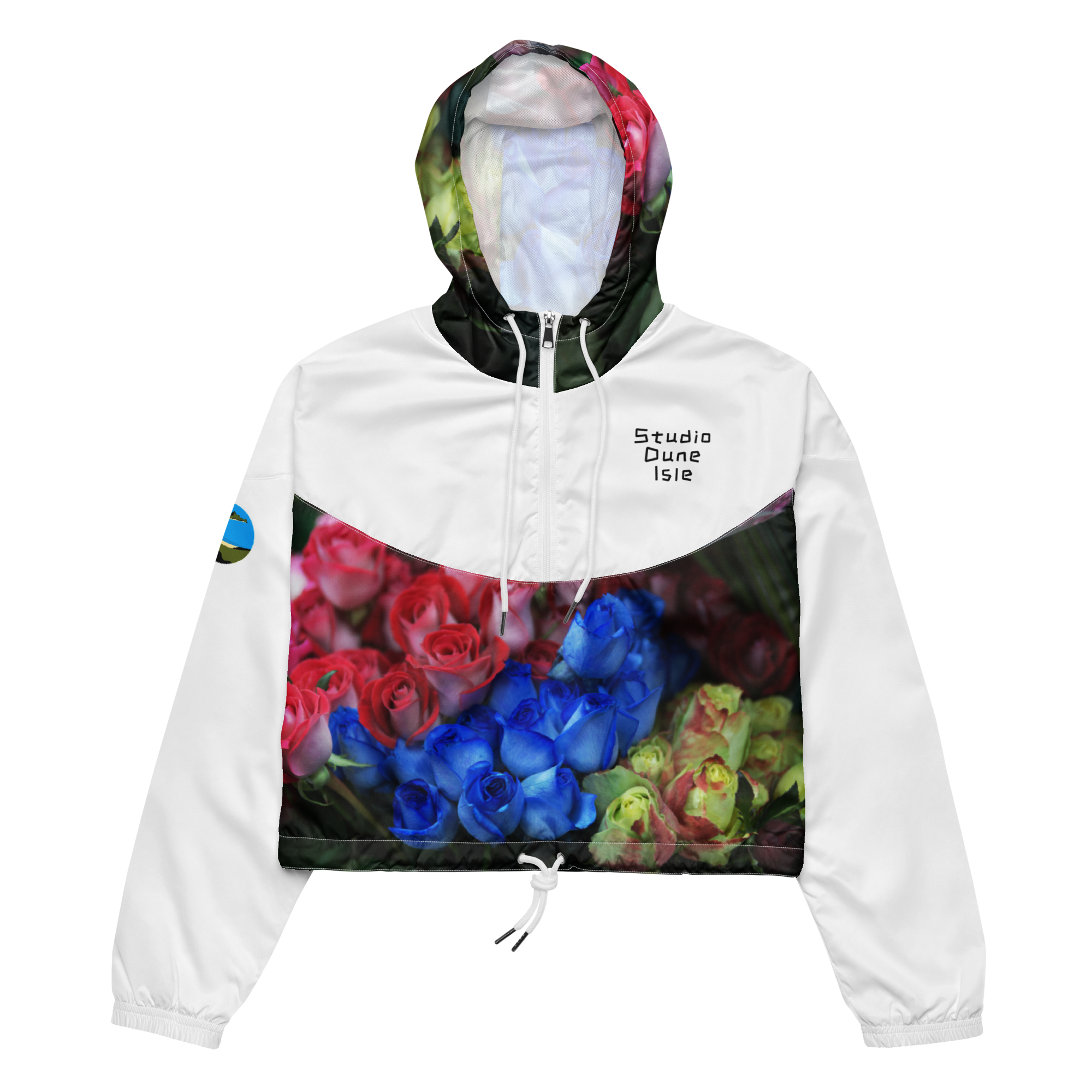 Women’s Cropped Rose Windbreaker