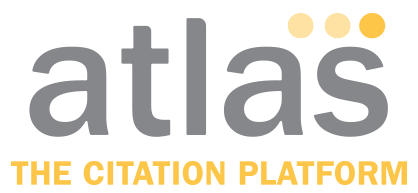 Atlas logo with the tagline 'The Citation Platform' below