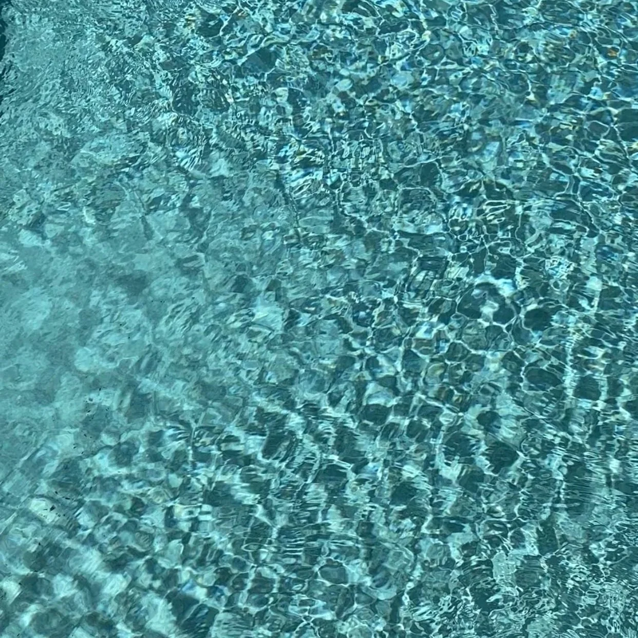couleur de l'eau piscine 