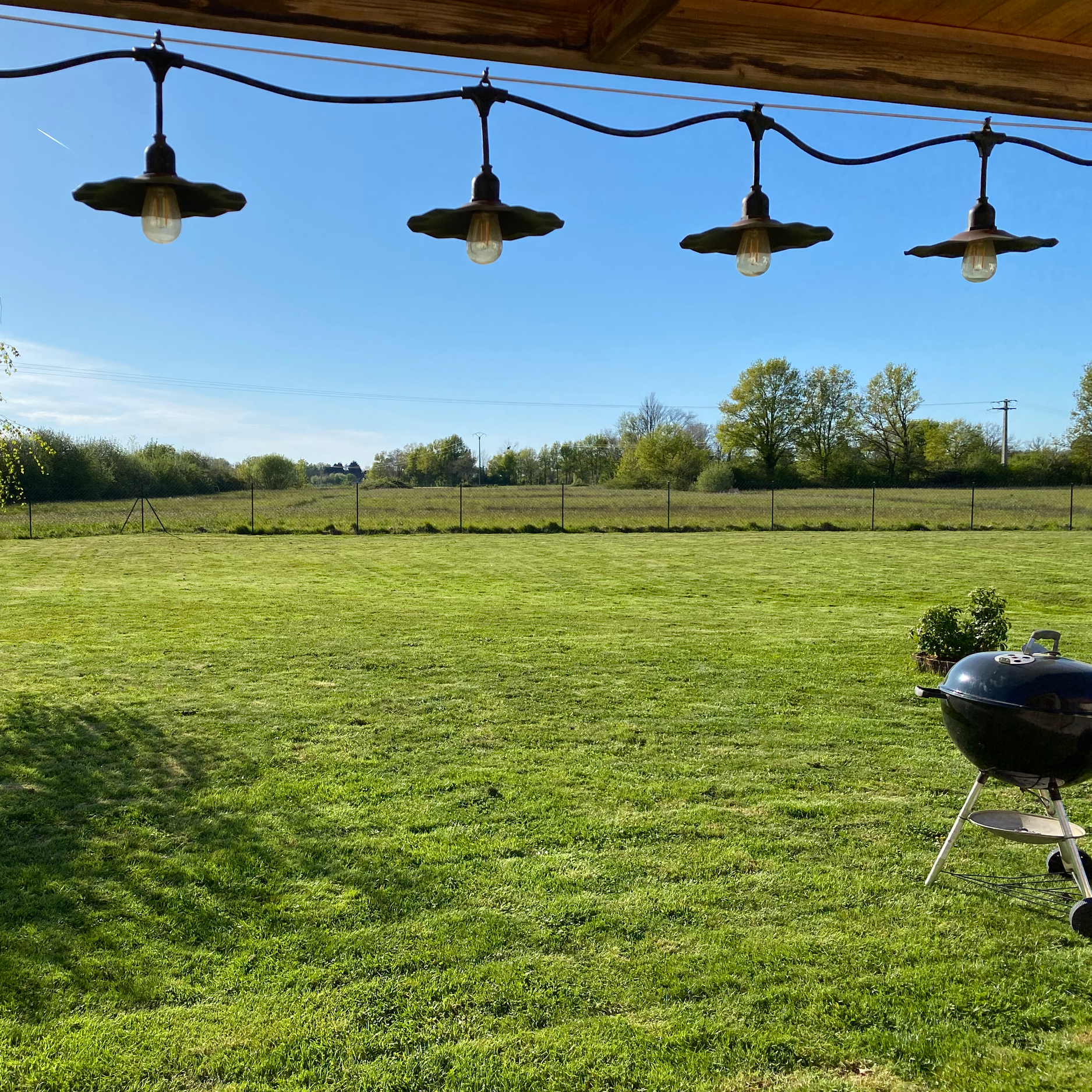 vue de la terrasse sud ouest 
