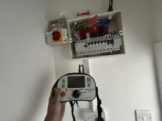 Certification of a new socket installation for a client on Angleseyy