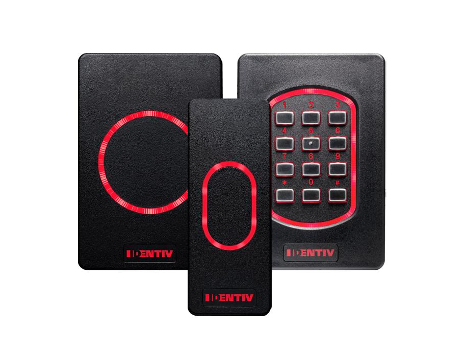 Secure access control card reader managing authorized entry and supporting audit and incident review.