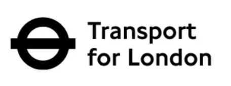 Transport for London logo with roundel symbol and text.