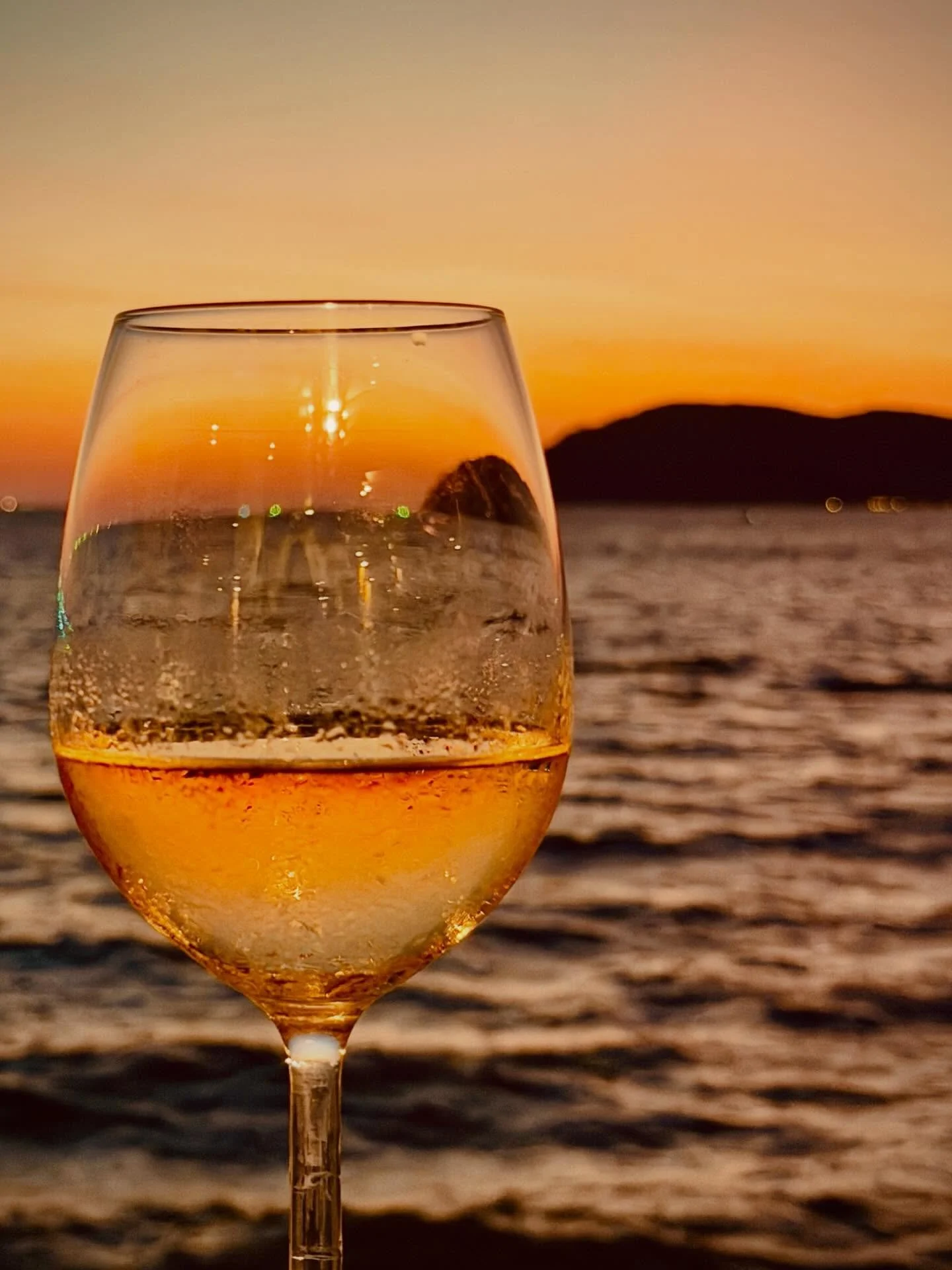 A French Ros&eacute; + a Malaysian sunset = a perfect pause