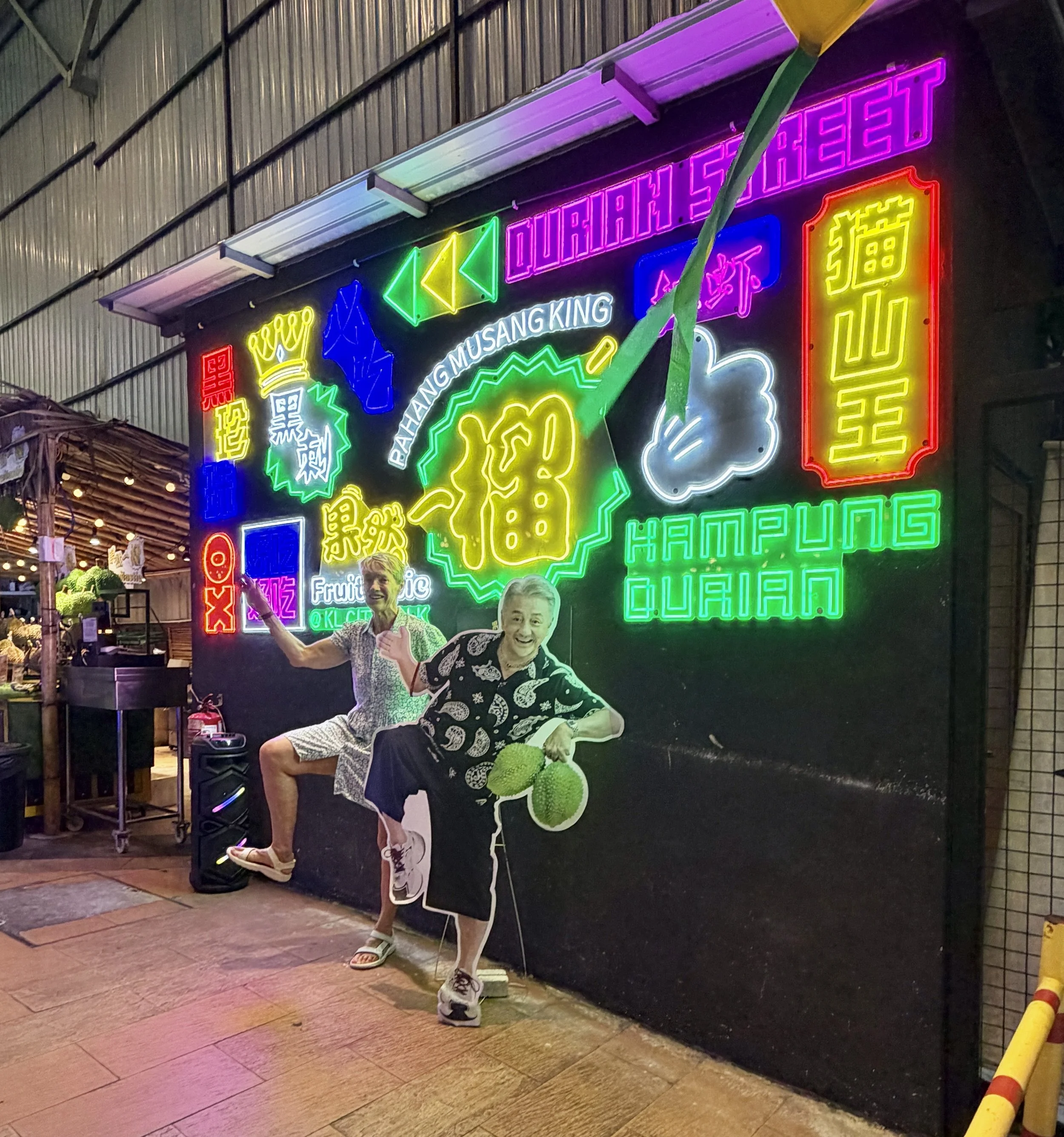 So excited to be on durian street!