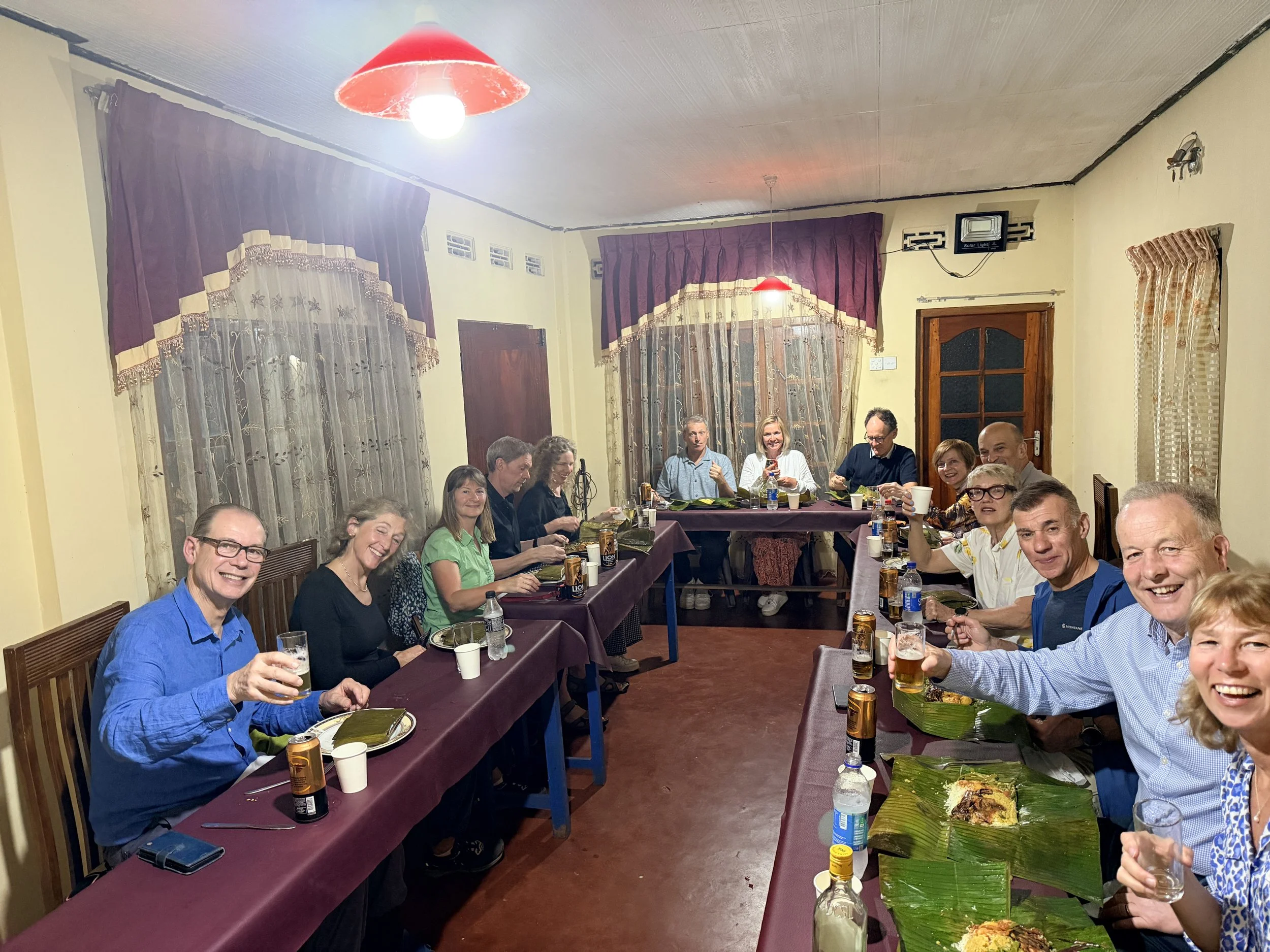 The dinner we had in Ella at a private home.  The husband and wife cooked for us.