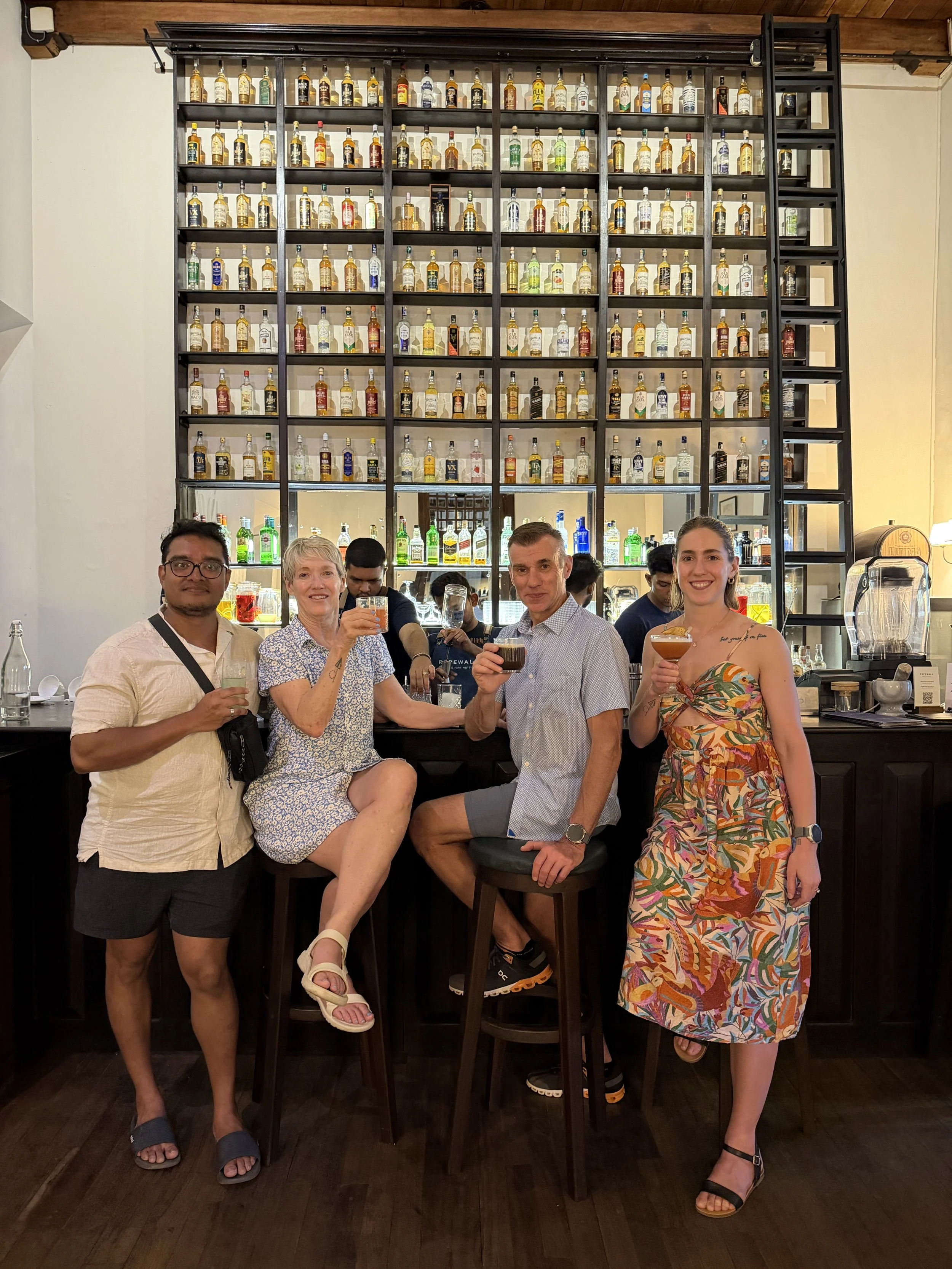 ....enjoying a little too much Araack.