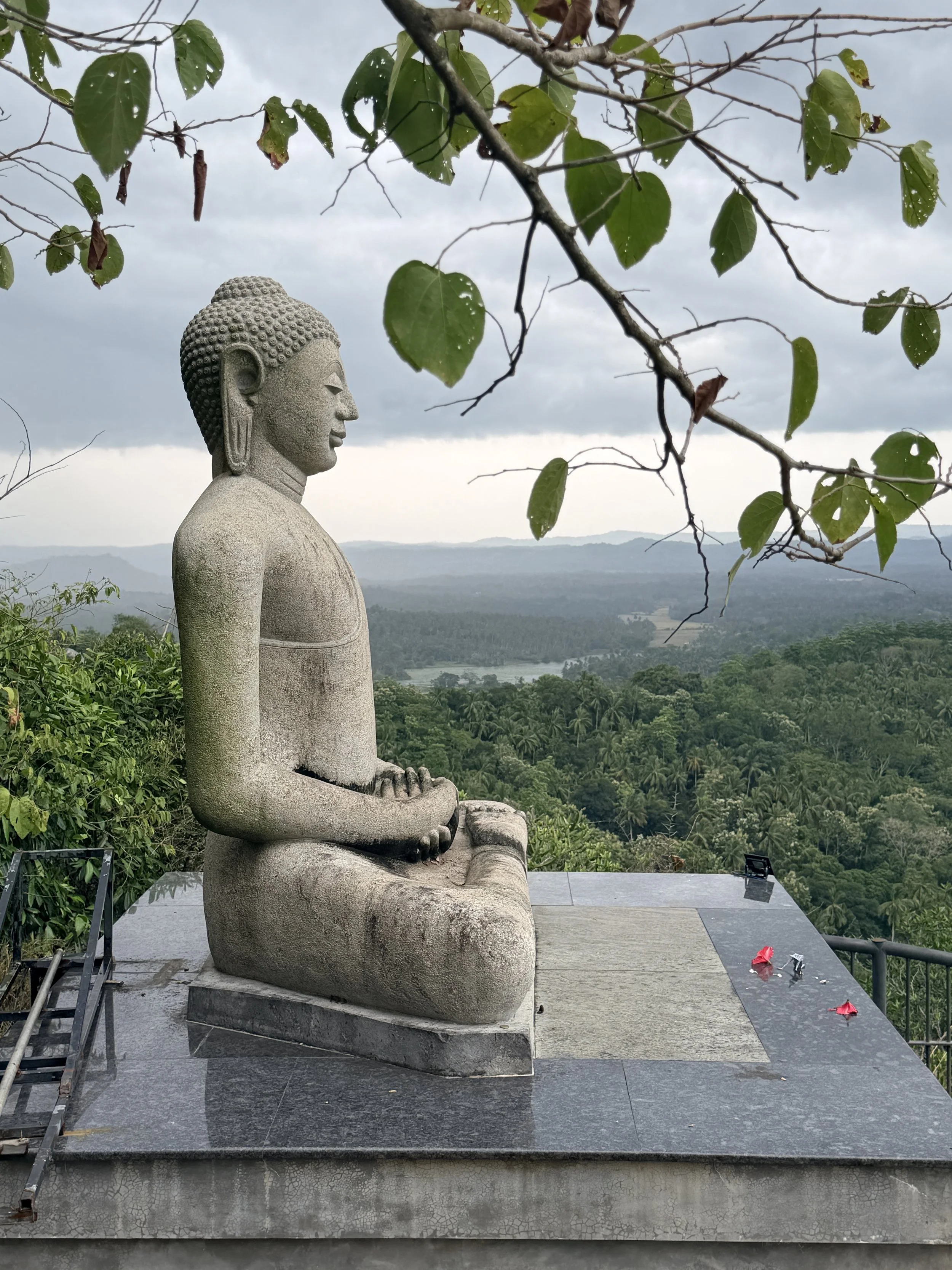 The peacefulness of Buddha.