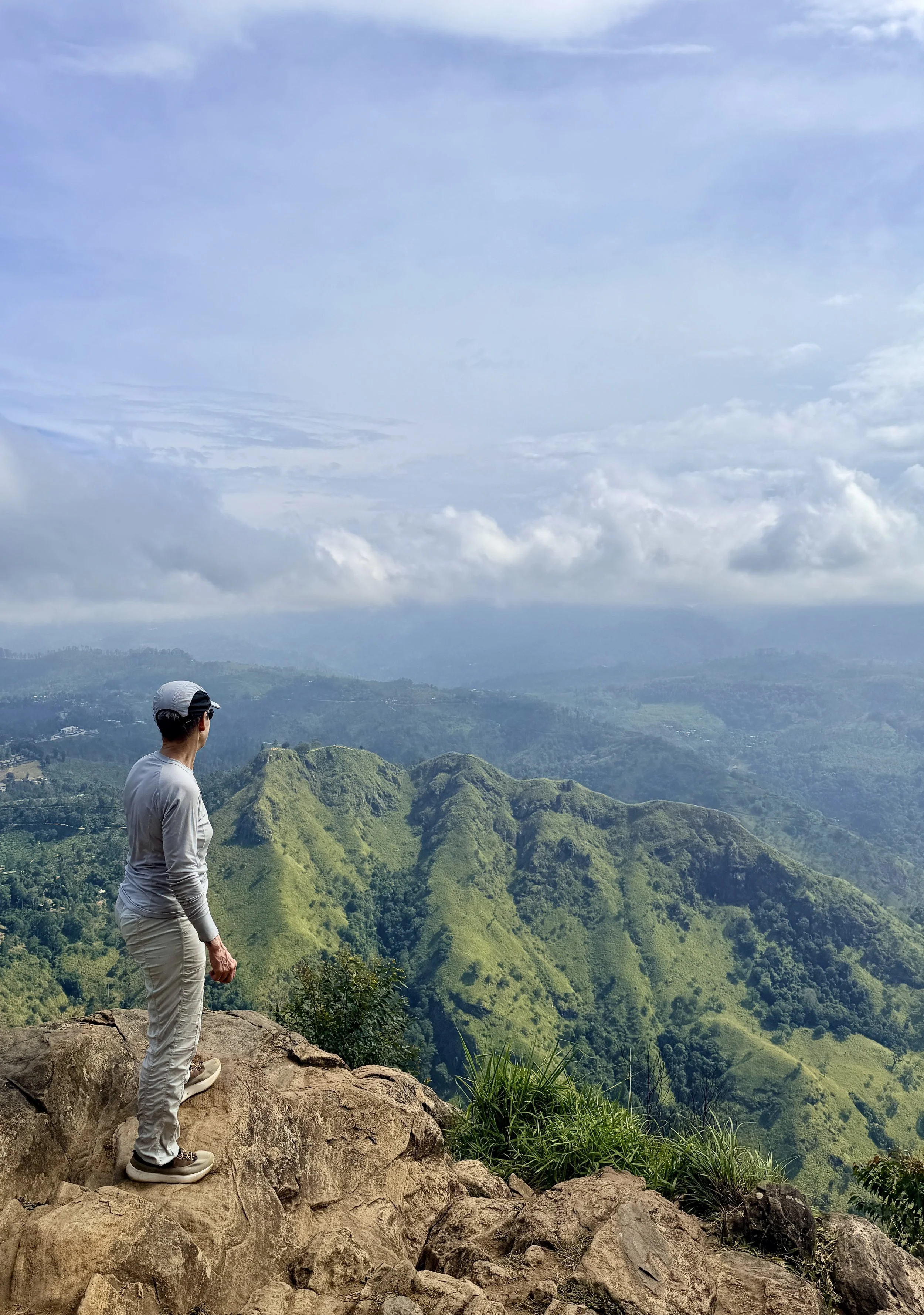 The climb to Ella Rock and the view of the surrounding mountains.