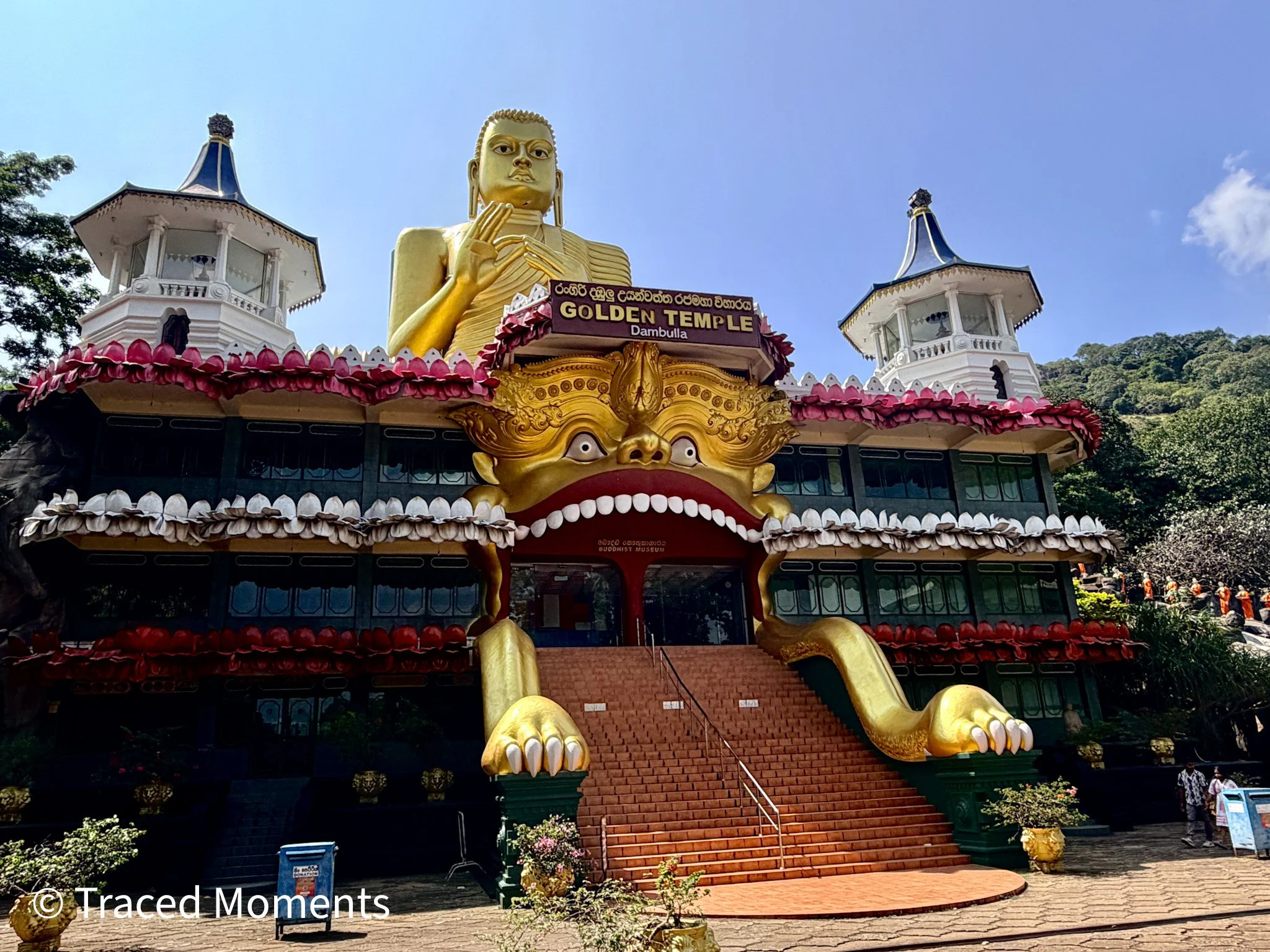 The 5 cave temples of Dambulla. These temples were in use for more than two millenia.  They gather over 150 Buddha statues beneath richly painted ceilings.  It's one of Sri Lanka's more concentrated and atmospheric expressions of Buddhist devotion.