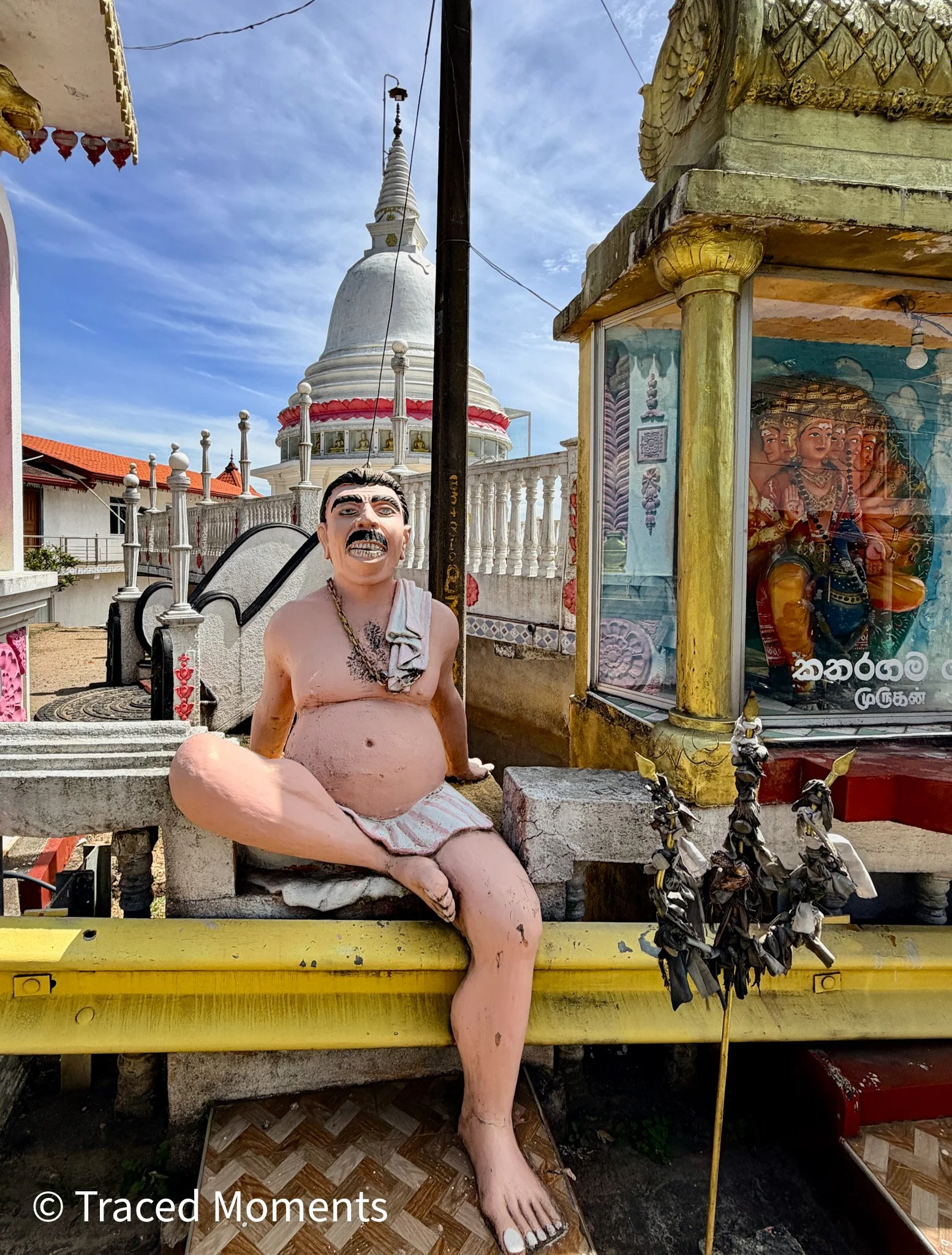 NO idea, who this is or even WHY?  Our guide said it was a decoration the temple decided to have.  Ah, okay.